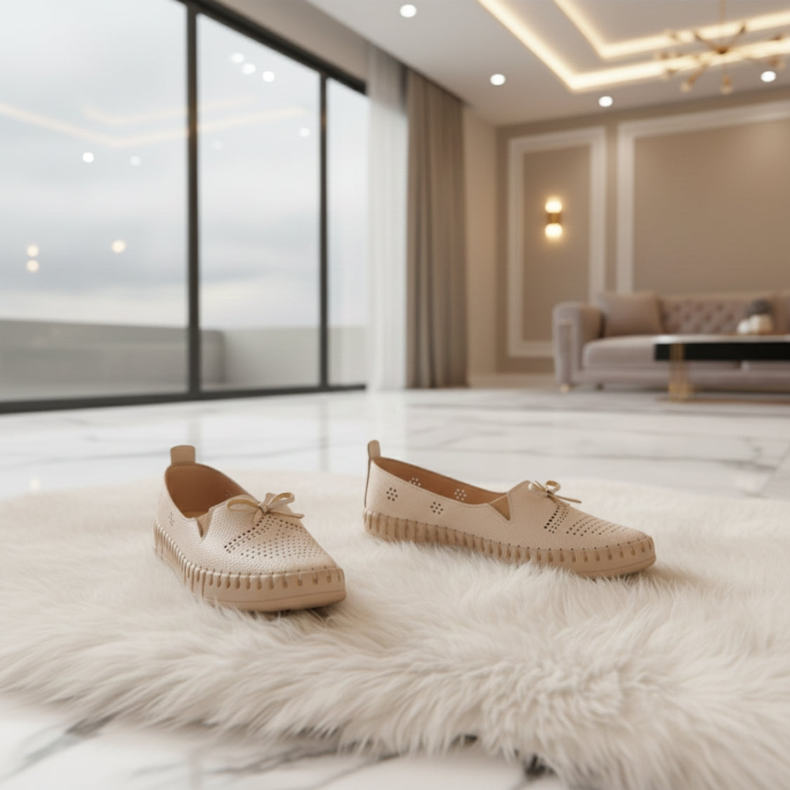 Loafer Medical shoesr | Beige- Model 109