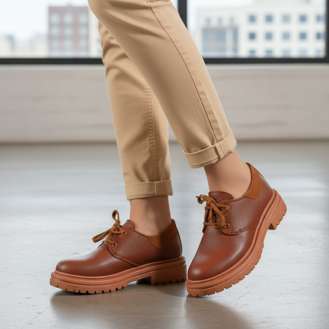 Chunky Sneaker Boots | brown - Model 210