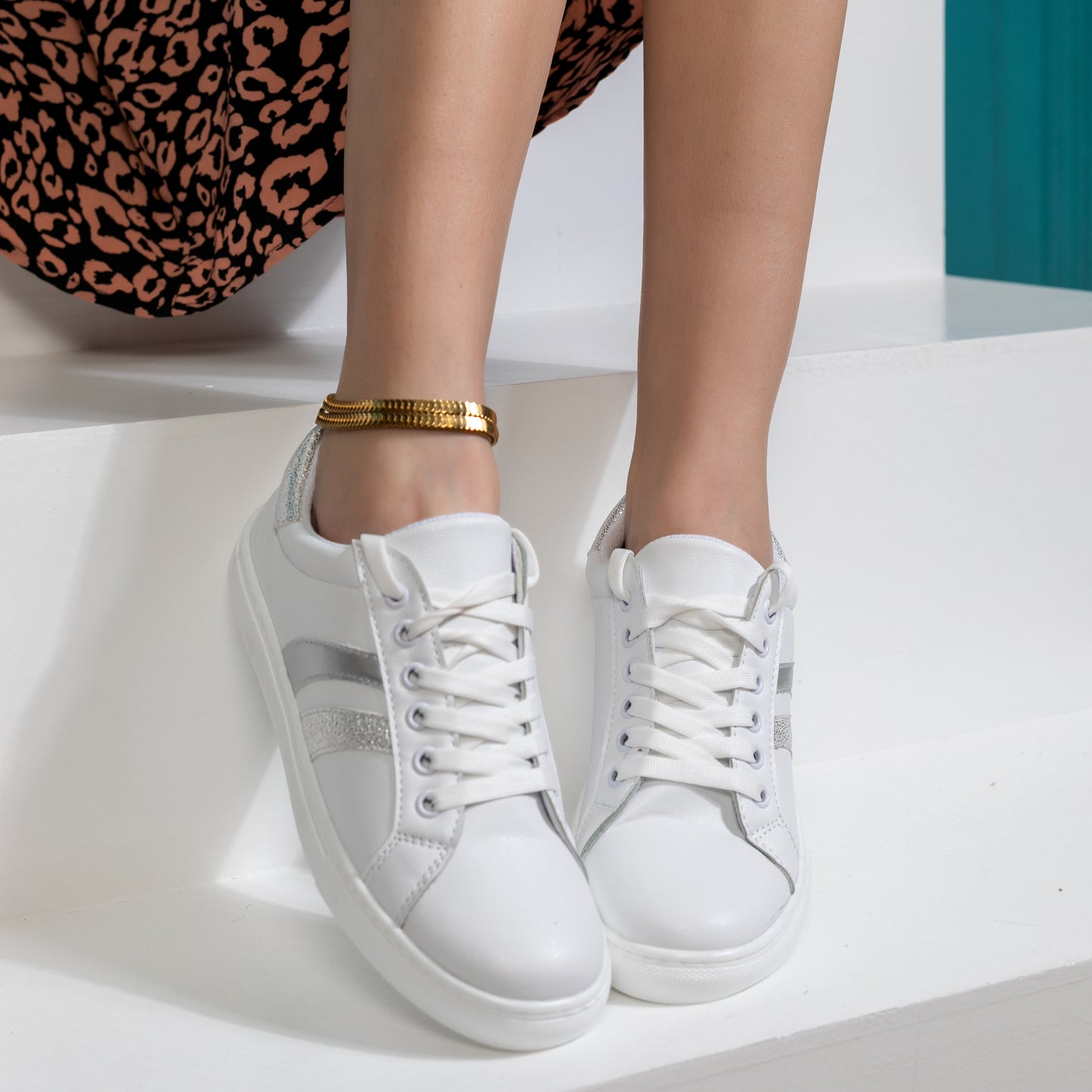 Women's Sneakers | silver - Model 515