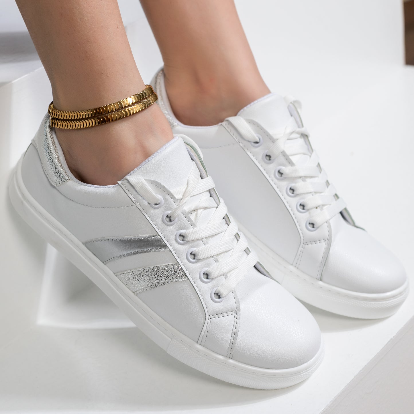 Women's Sneakers | silver - Model 515