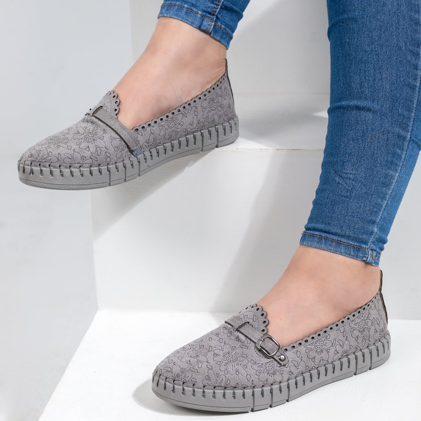 Light Suede Espadrille (712)