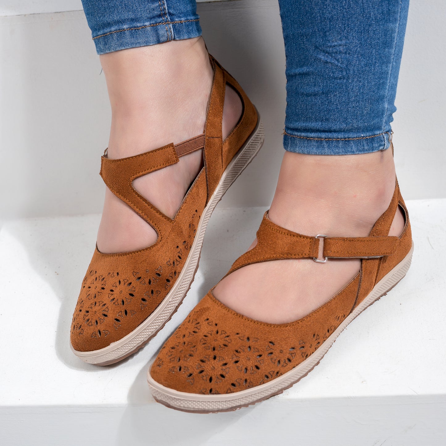 Modern Suede Espadrille (611)