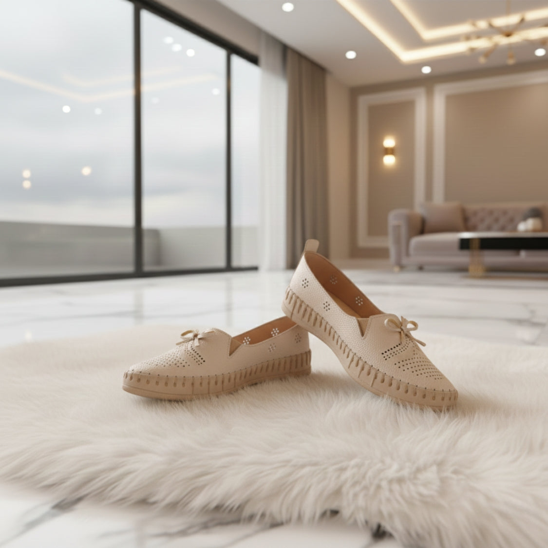 Loafer Medical shoesr | Beige- Model 109