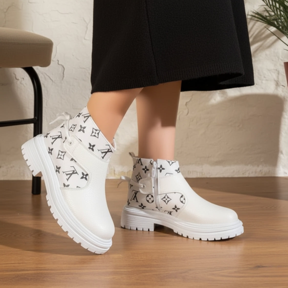 LV Boot | white- Model 203