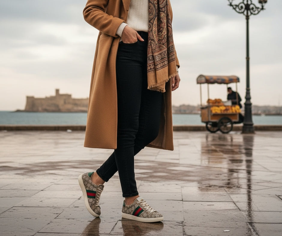 Women's Sneakers | beige- Model 605