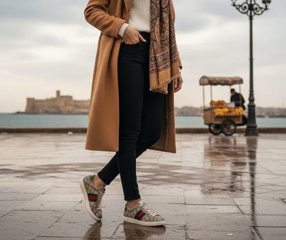 Women's Sneakers | beige- Model 605