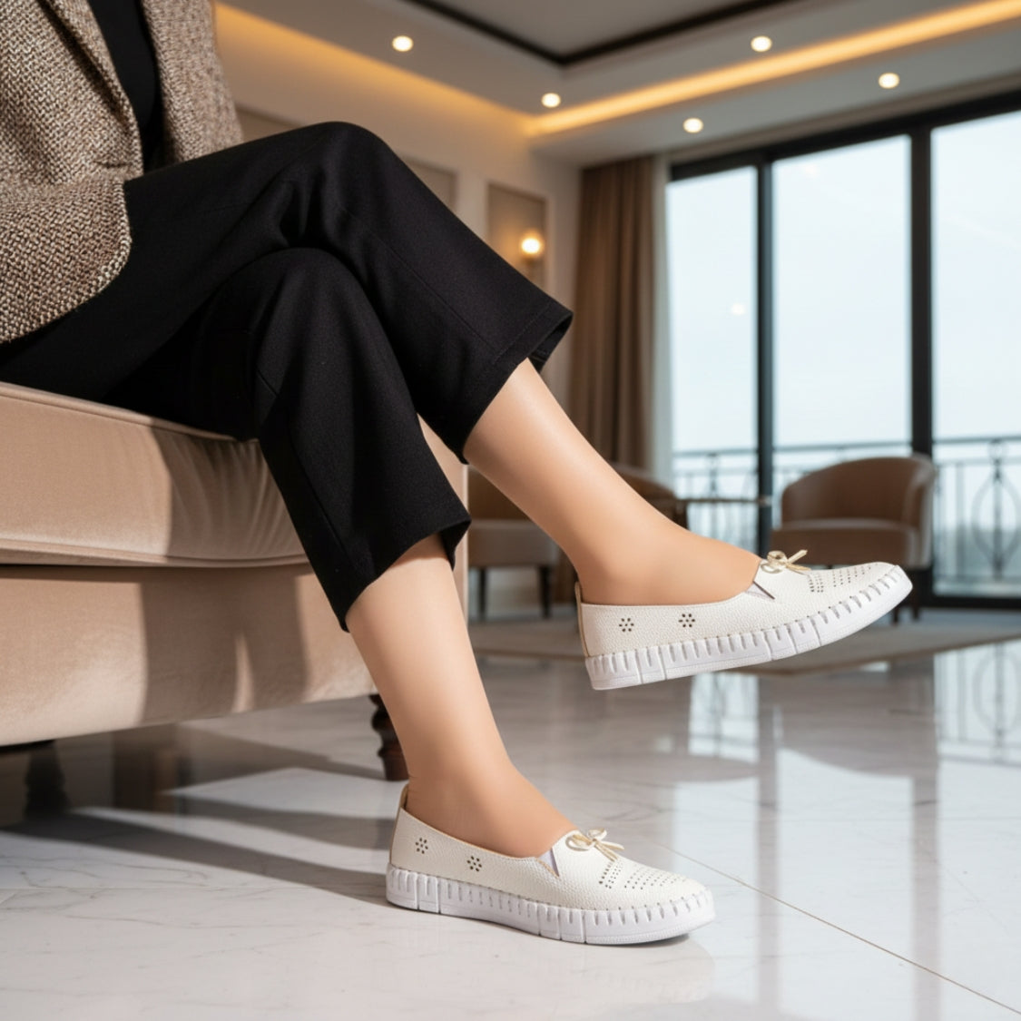 Loafer Medical shoesr | white- Model 109