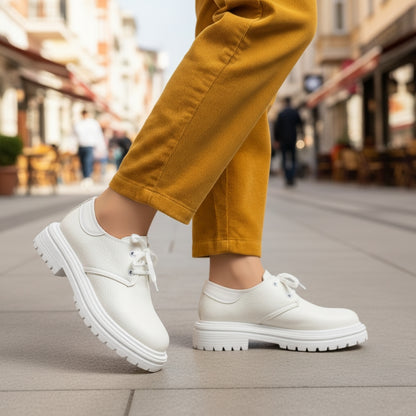 Chunky Sneaker Boots | white- Model 210