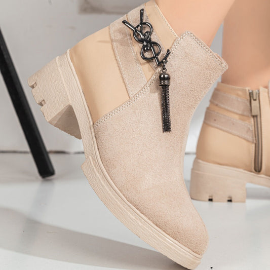 beige Luxe Boot | beige - Model 403