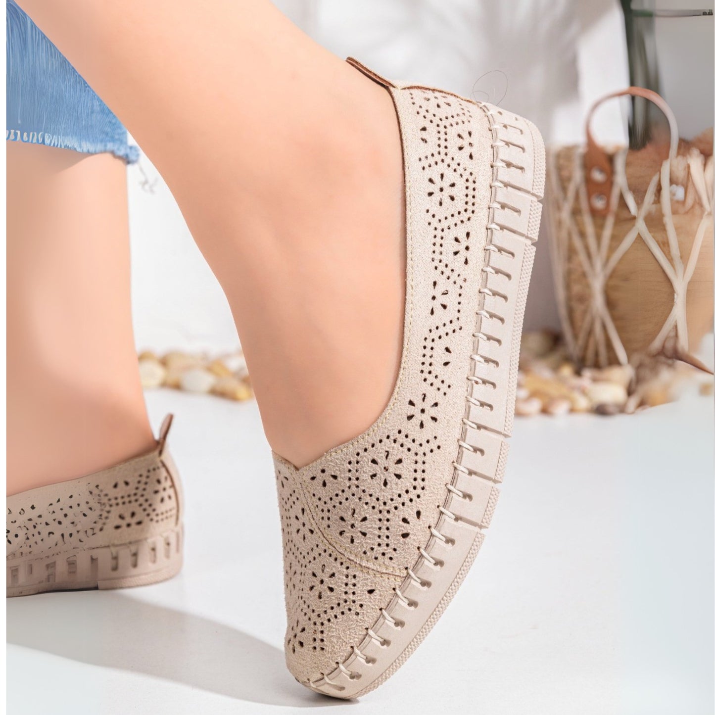 Women's suede espadrille | Model 504