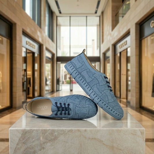 Premium Suede Espadrille Blue (702)