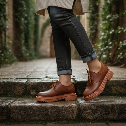 Chunky Sneaker Boots | brown - Model 210
