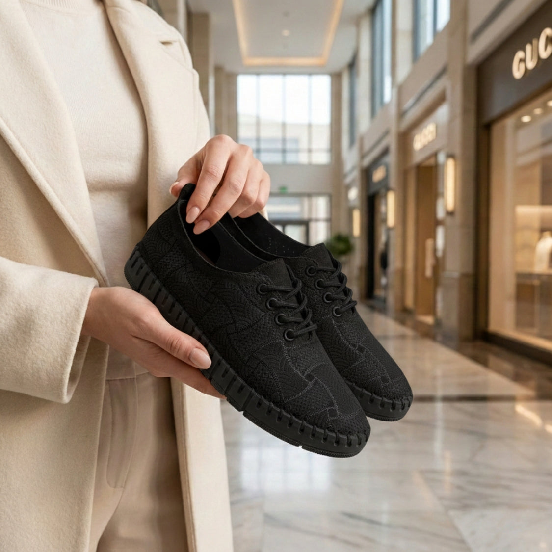 Premium Suede Espadrille Black (702)