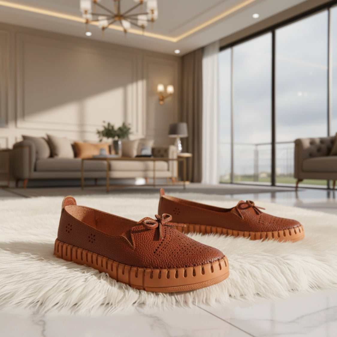 Loafer Medical shoesr | camel- Model 109