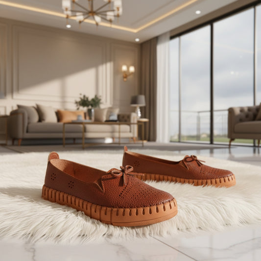 Loafer Medical shoesr | camel- Model 109