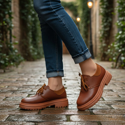 Chunky Sneaker Boots | brown - Model 210