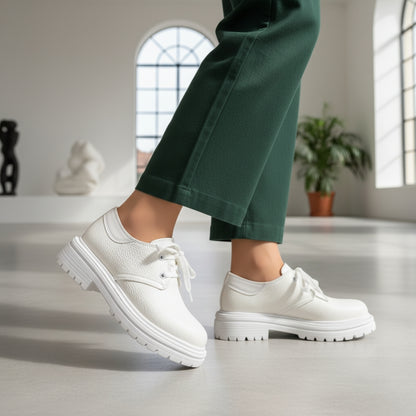 Chunky Sneaker Boots | white- Model 210