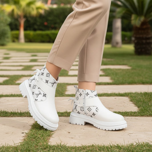 LV Boot | white- Model 203