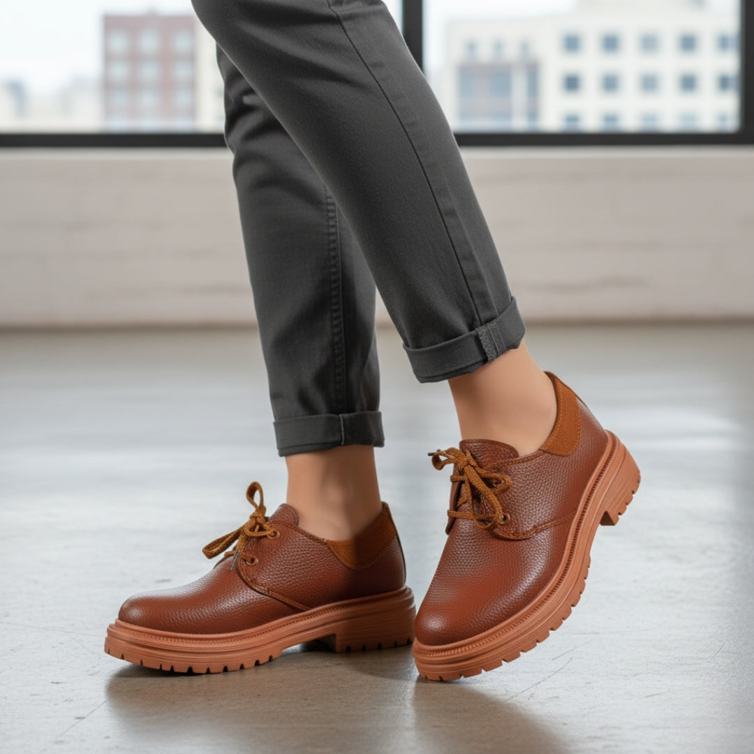 Chunky Sneaker Boots | brown - Model 210