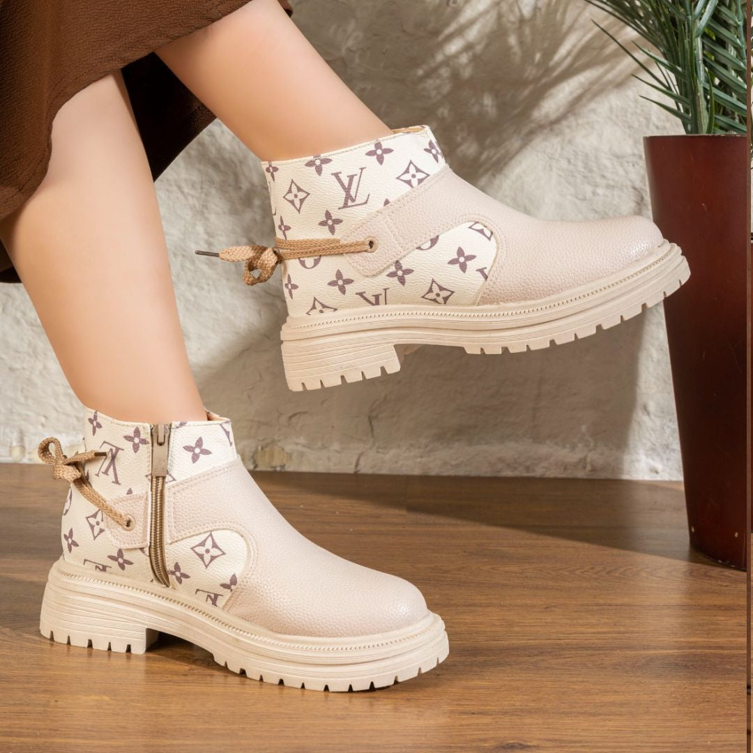 LV Boot | beige- Model 203