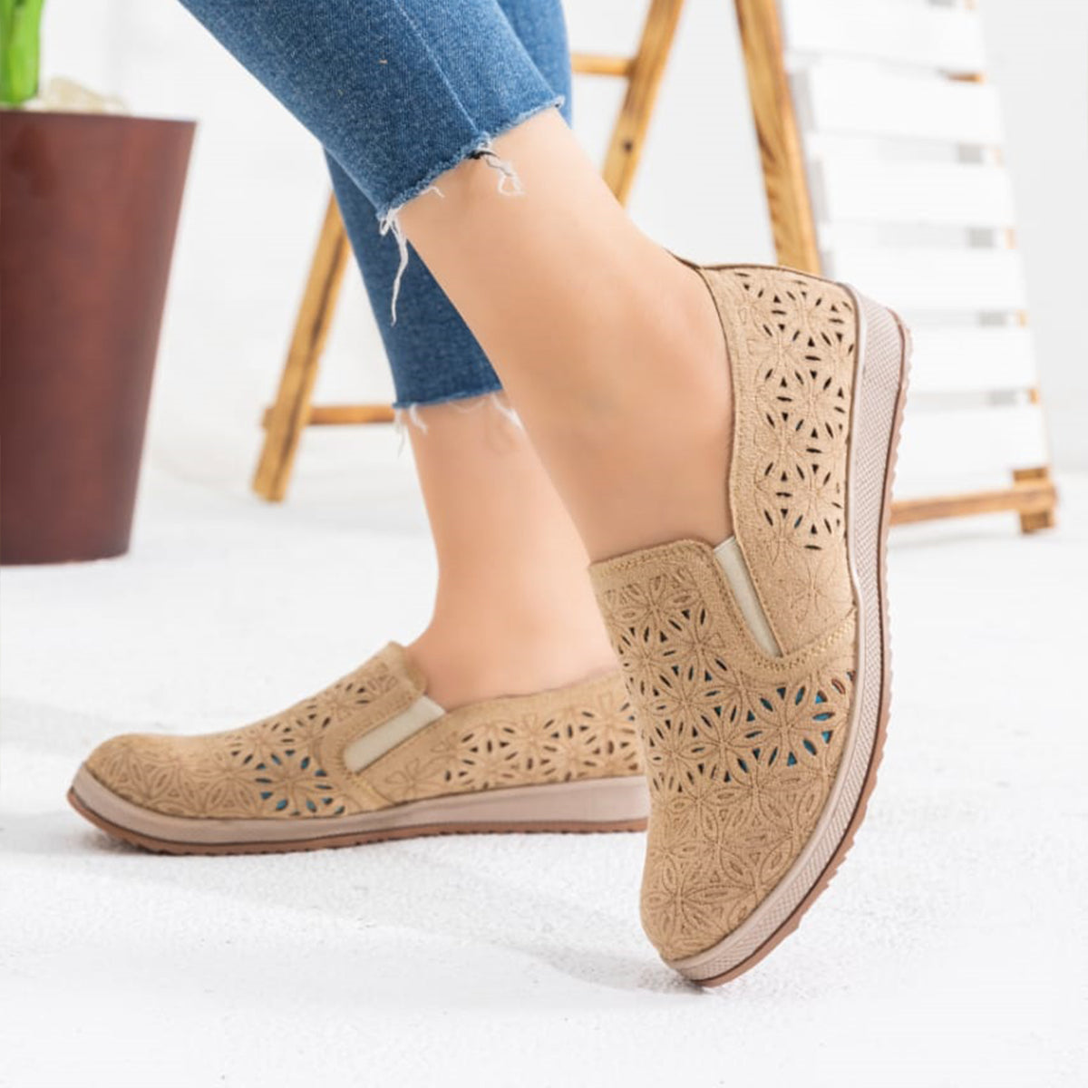 Women's suede espadrille | Model 607