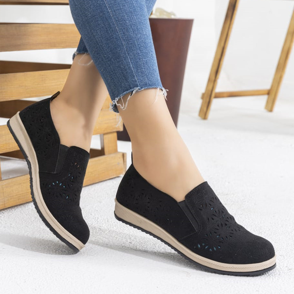Women's suede espadrille | Model 607
