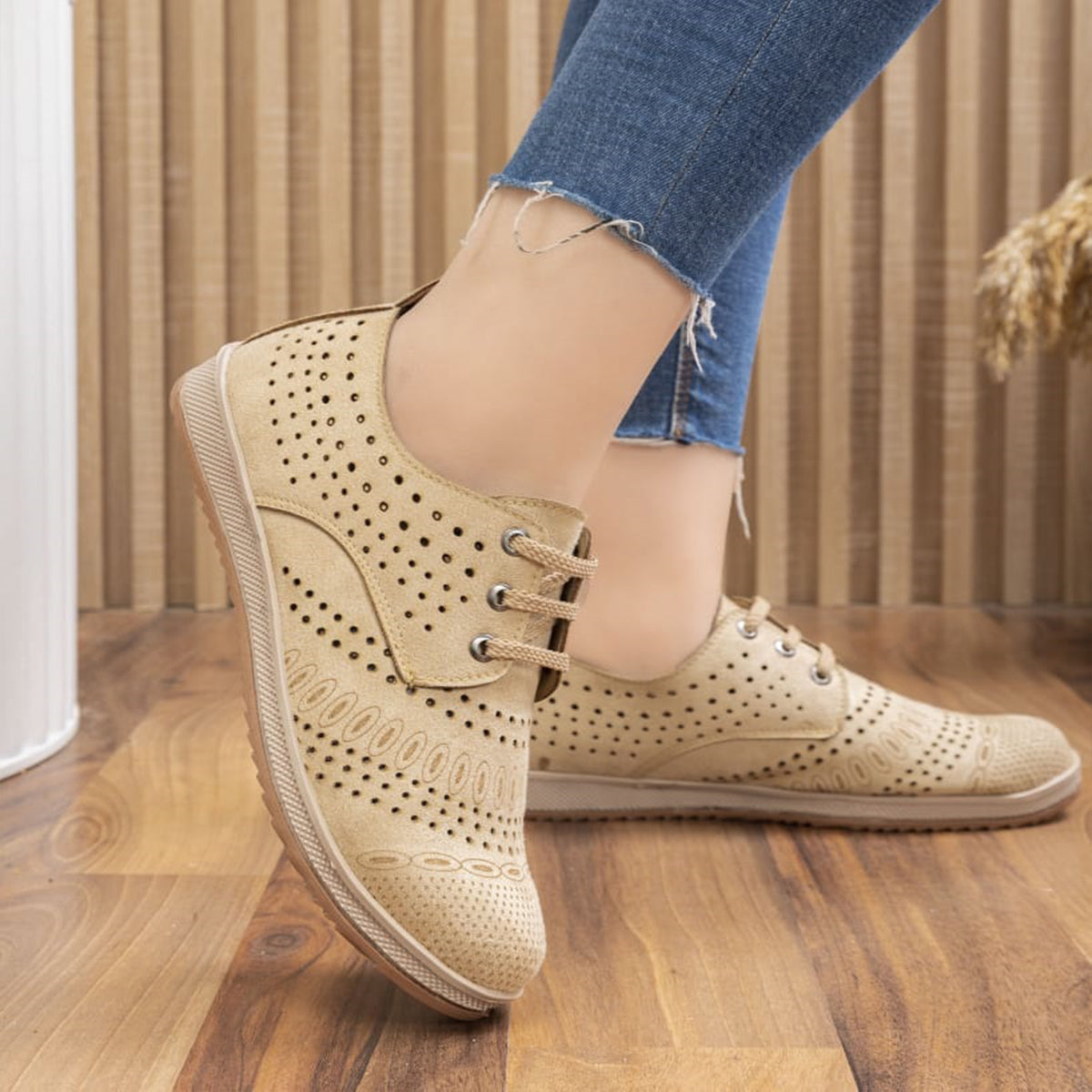 Chic Suede Espadrille (610)