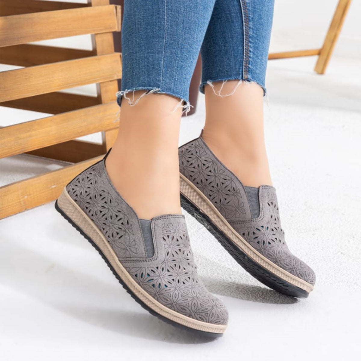 Women's suede espadrille | Model 607