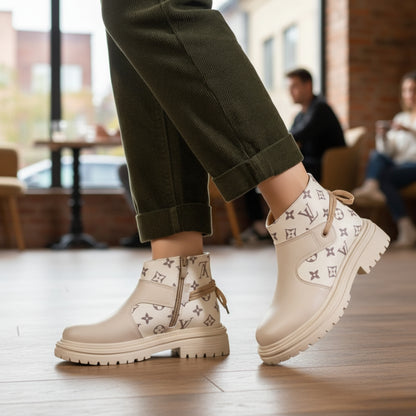 LV Boot | beige- Model 203